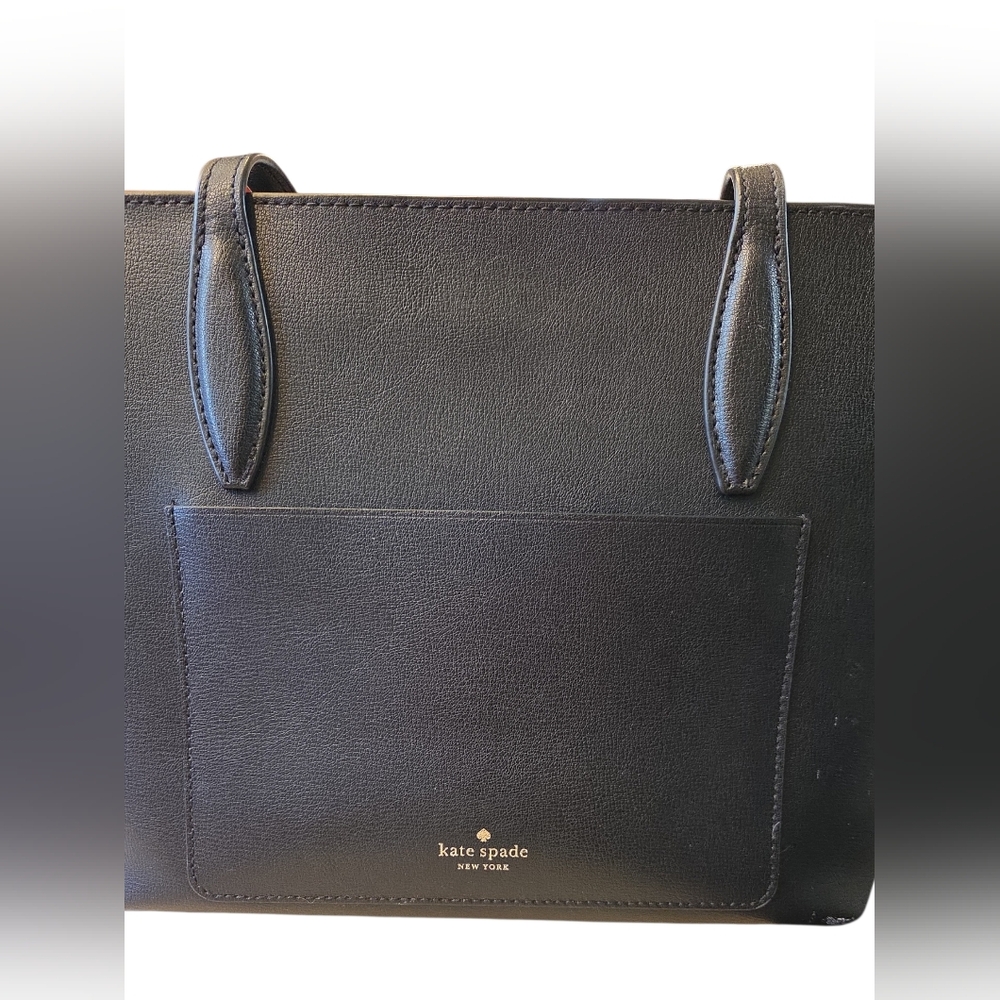 Kate Spade Elegant Black And Gold Purse - Picture 2 of 8